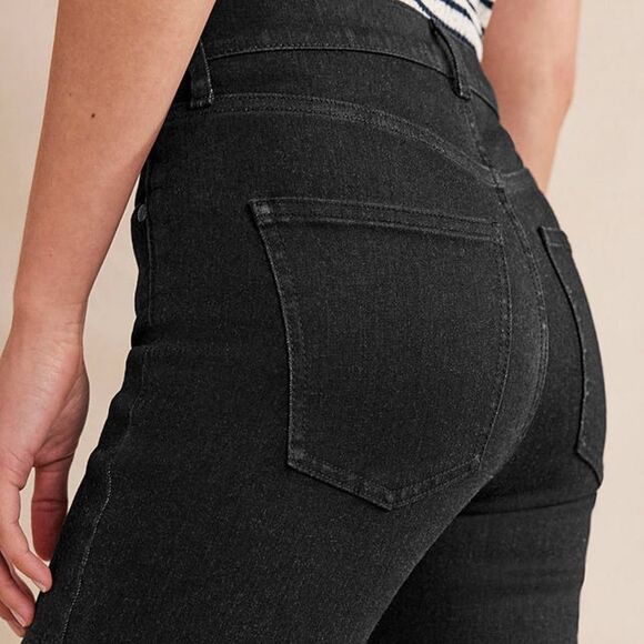 Boden mid Rise Cigarette‎ Jeans, Black size 26/34 NWT in packaging - Picture 5 of 8